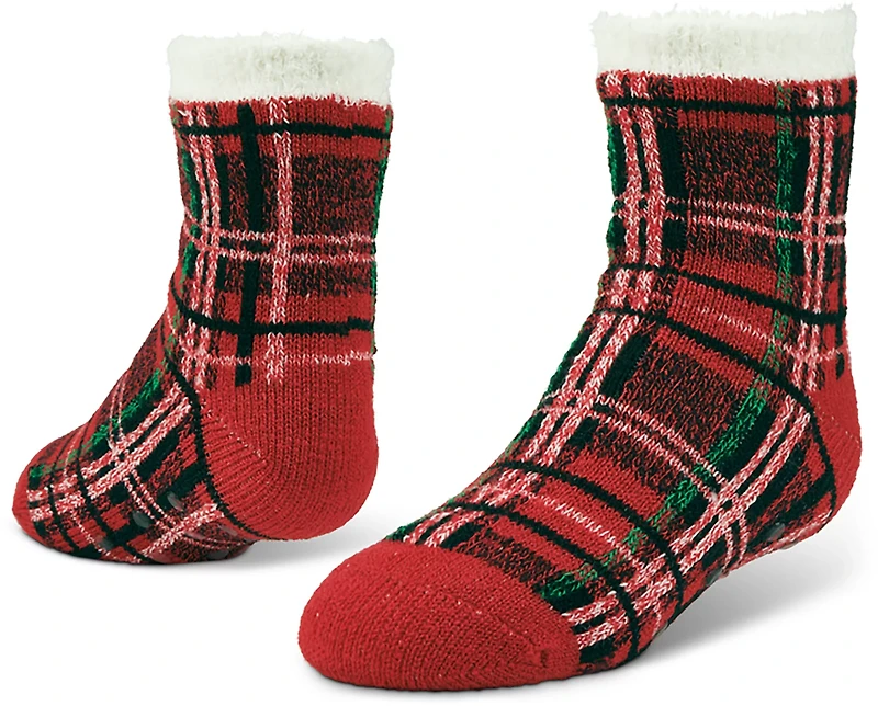 Magellan Outdoors Youth Plaid Lodge Crew Socks