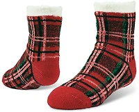 Magellan Outdoors Youth Plaid Lodge Crew Socks