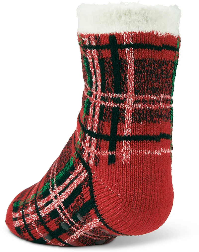 Magellan Outdoors Youth Plaid Lodge Crew Socks