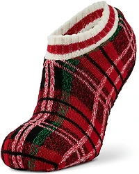 Magellan Outdoors Women's Sweatercuff Plaid Lodge Slippers