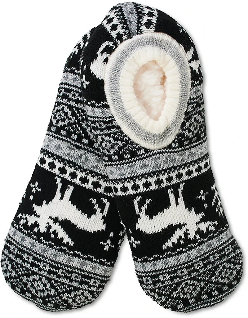 Magellan Outdoors Women's Sweatercuff Moose Lodge Socks