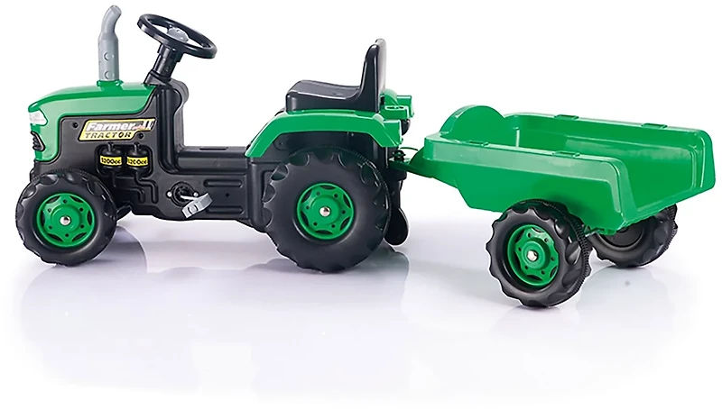 Dolu Pedal Operated Tractor with Trailer