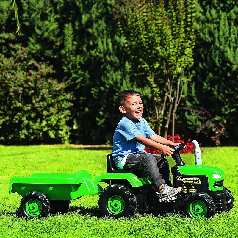 Dolu Pedal Operated Tractor with Trailer
