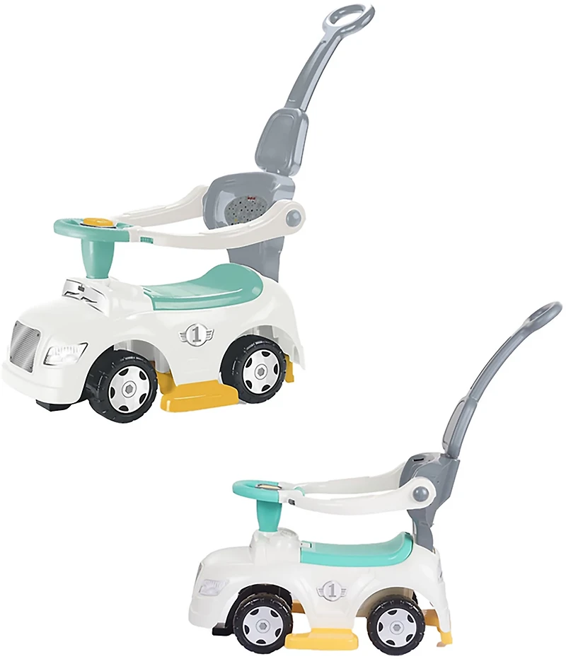 Dolu 3-in-1 Walk and Drive Ride-On Car