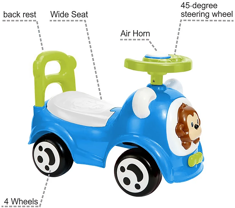 Trimate Monkey Push & Ride Racer On Car