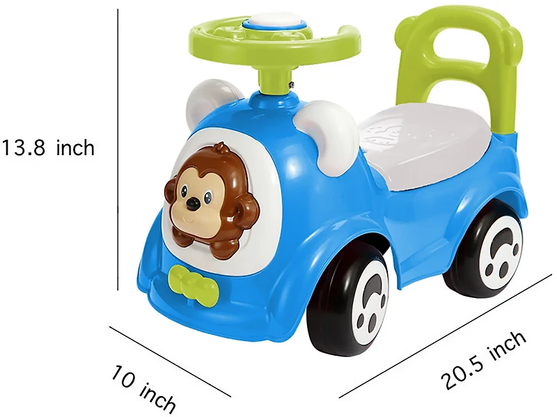 Trimate Monkey Push & Ride Racer On Car
