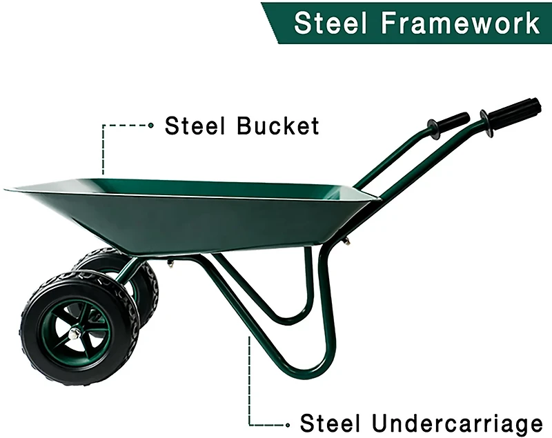 Trimate Metal Wheelbarrow