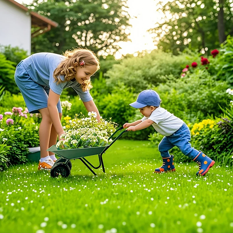 Trimate Metal Wheelbarrow