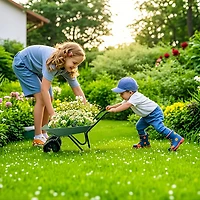 Trimate Metal Wheelbarrow