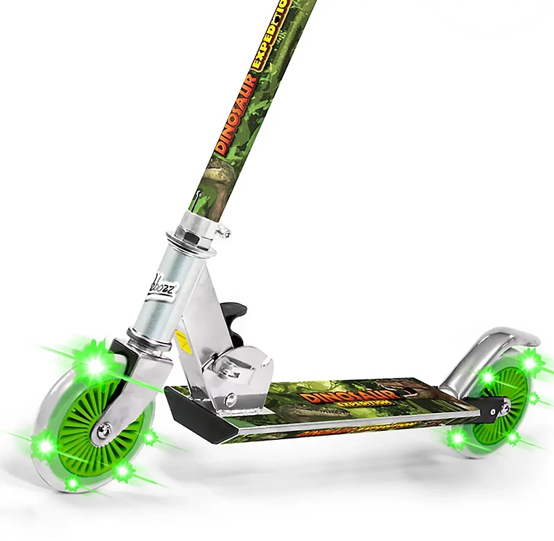 Ozbozz Dinosaur Scooter with Light-Up Wheels