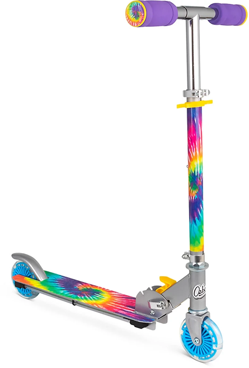 Ozbozz TieDye Flashing Scooter