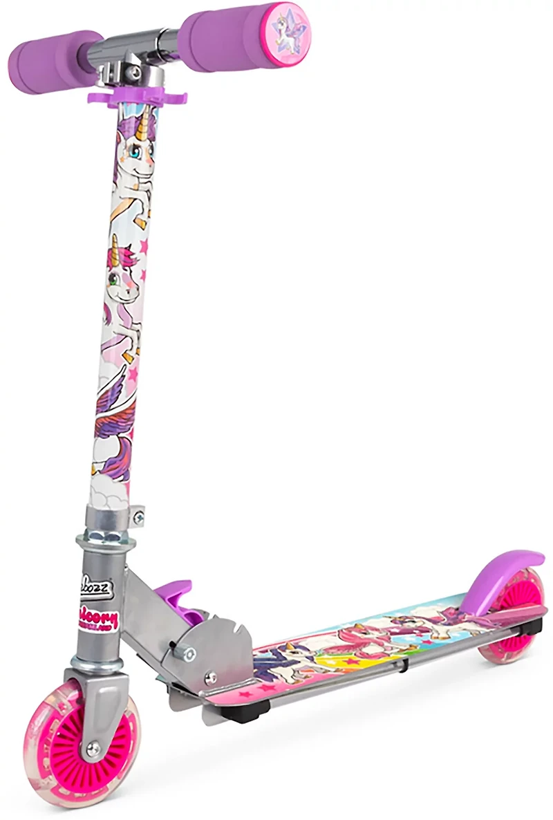 Ozbozz Unicorn Flashing Scooter