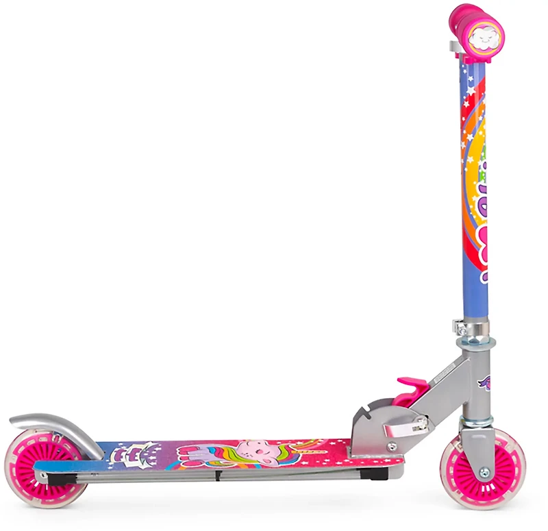 Ozbozz Unicorn Sparkles Flashing Scooter