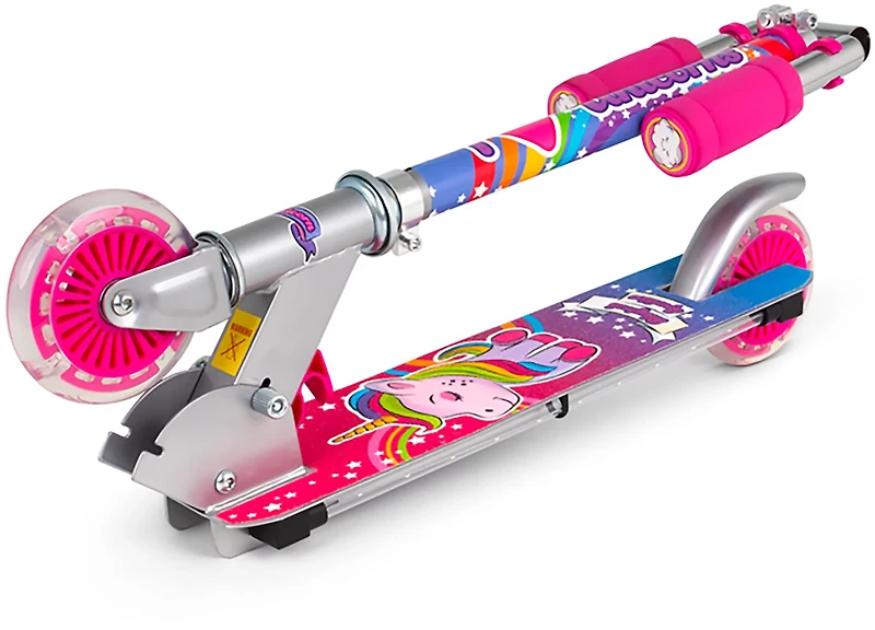 Ozbozz Unicorn Sparkles Flashing Scooter