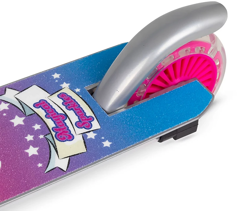 Ozbozz Unicorn Sparkles Flashing Scooter