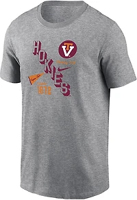 Nike Men's Virginia Tech Diagonal Collage T-shirt