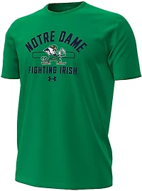 Under Armour Men's University of Notre Dame School Arch Over Mascot Graphic T-shirt