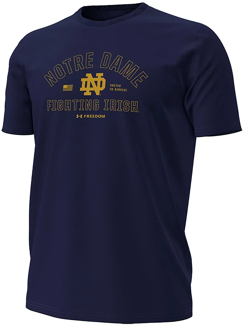 Under Armour Men's University of Notre Dame School Arch Graphic T-shirt