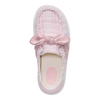 HEYDUDE Girls' Wendy Bow Tweed Shoes