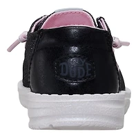 HEYDUDE Toddler Girls' Wendy Shimmer Flower Shoes