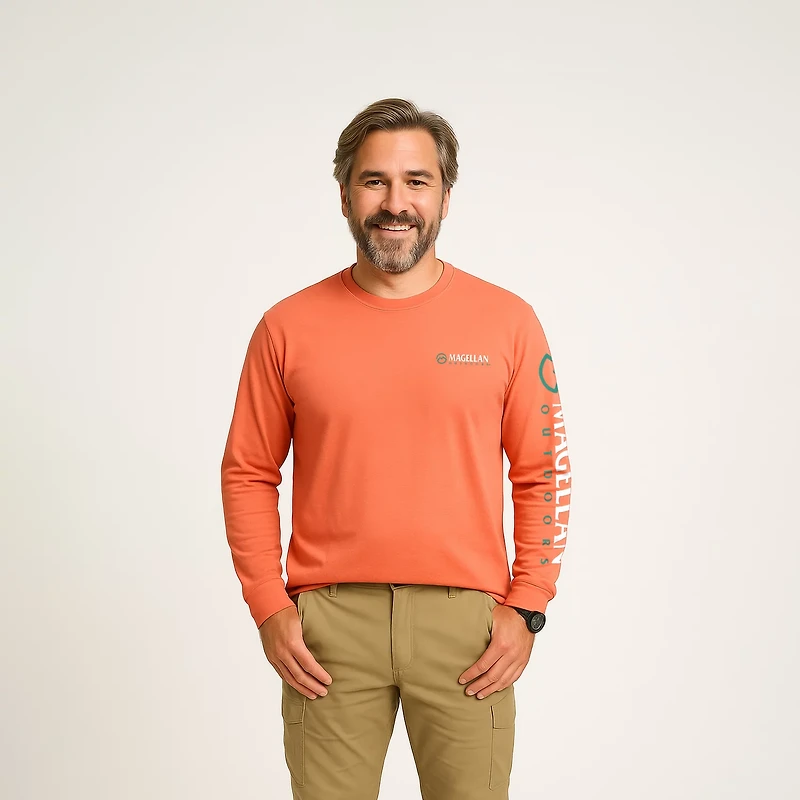 Magellan Outdoors Men's Grotto Falls Long Sleeve T-shirt