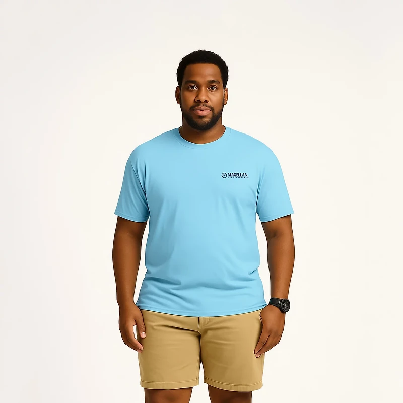 Magellan Outdoors Men's USA Redfish Tail T-Shirt