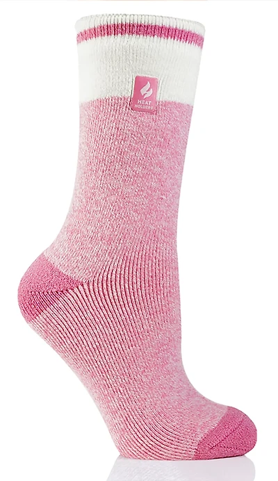 Heat Holders Women's Lite Willow Block Twist Crew Socks
