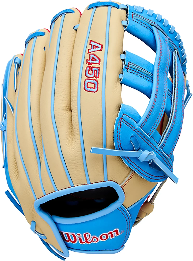 Wilson in Youth A450 Fielding Baseball Glove