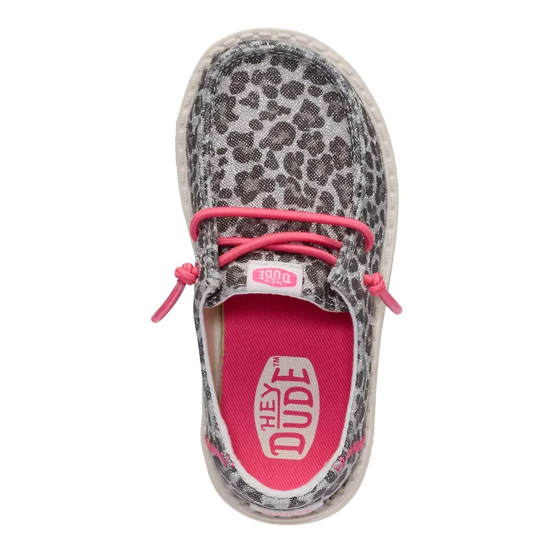 HEYDUDE Toddler Girls' Wendy Luxe Leo Shoes
