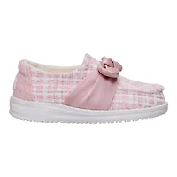 HEYDUDE Toddler Girls' Wendy Bow Tweed Shoes
