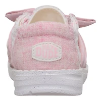 HEYDUDE Toddler Girls' Wendy Bow Tweed Shoes
