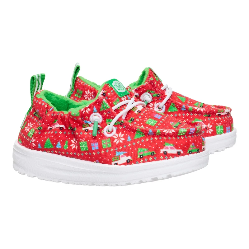 HEYDUDE Infants' LILDUDE Holiday Sweater Mini Mocs