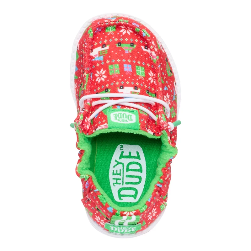 HEYDUDE Infants' LILDUDE Holiday Sweater Mini Mocs