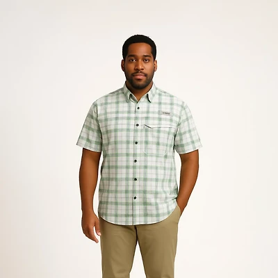 Magellan Outdoors Men's Caddo Lake Plaid Fishing Button-Down Shirt