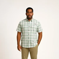 Magellan Outdoors Men's Caddo Lake Plaid Fishing Button-Down Shirt