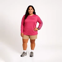 Magellan Outdoors Women's Caddo Lake Logo Long Sleeve Plus Fishing T-shirt
