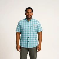 Magellan Outdoors Men's Caddo Lake Plaid Fishing Button-Down Shirt