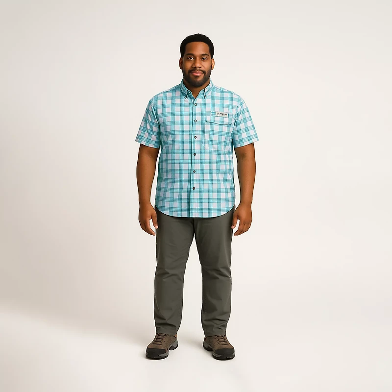 Magellan Outdoors Men's Caddo Lake Plaid Fishing Button-Down Shirt