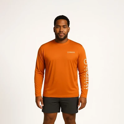 Magellan Outdoors Men's Casting Crew Core Graphic Long Sleeve T-shirt