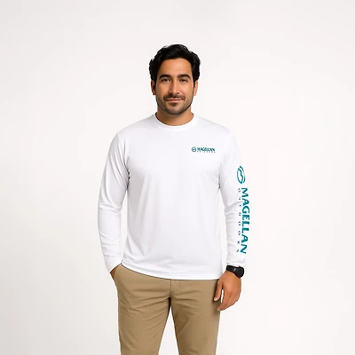 Magellan Outdoors Men's Casting Crew Core Graphic Long Sleeve T-shirt