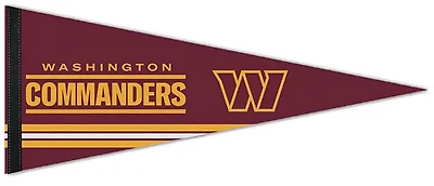 WinCraft Washington Commanders Primary Logo Premium Pennant