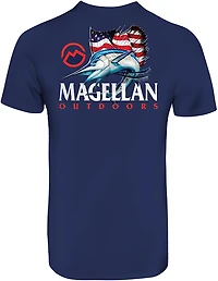 Magellan Outdoors Men's Stripe Fin Graphic T-shirt