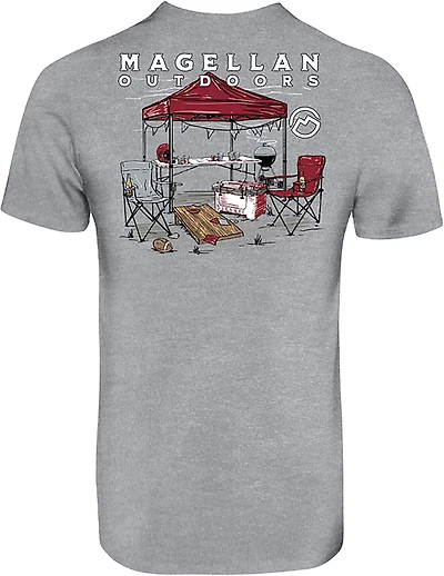 Magellan Outdoors Men's Tailgate Cardinal & Gray T-shirt
