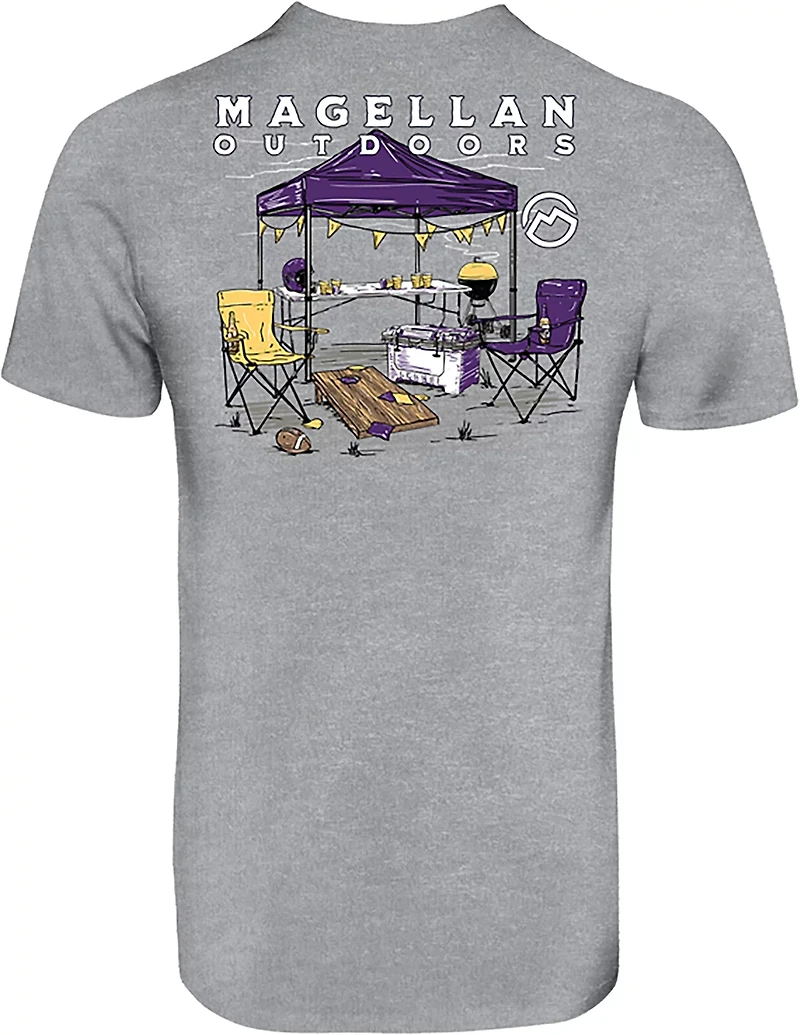 Magellan Outdoors Men's Tailgate Purple & Gold T-shirt