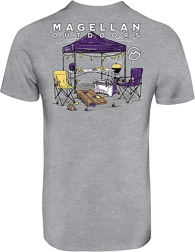 Magellan Outdoors Men's Tailgate Purple & Gold T-shirt