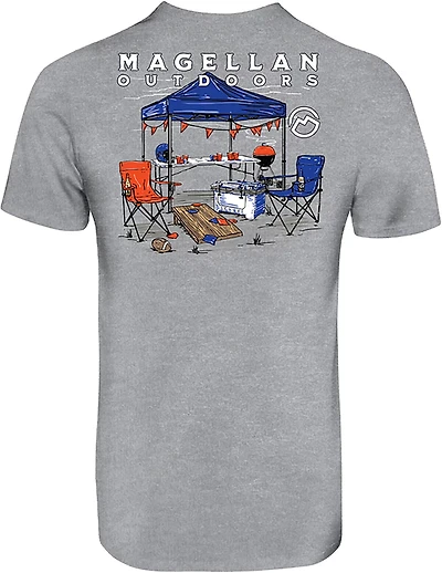 Magellan Outdoors Men's Tailgate Orange & Blue T-shirt