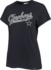 '47 Women's Dallas Cowboys Tail Sweep Frankie Graphic T-shirt