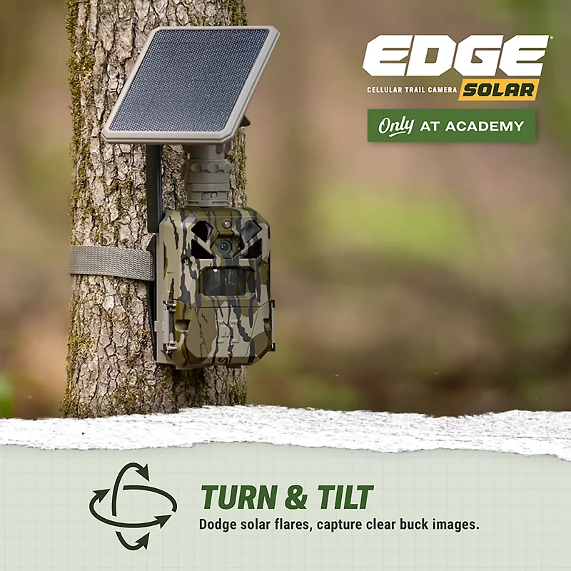 Moultrie Edge Solar 40MP Cellular Trail Camera with Rechargeable Battery Pack