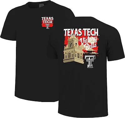 Image One Men's Texas Tech Bell Tower Sunset DS T-shirt