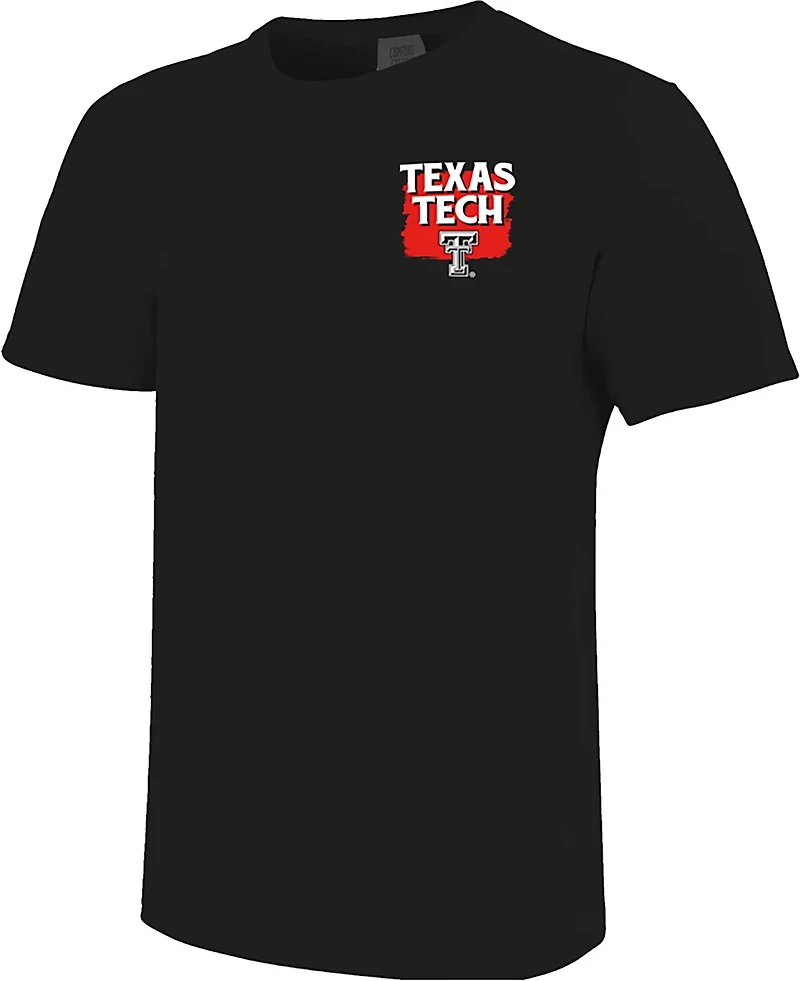 Image One Men's Texas Tech Bell Tower Sunset DS T-shirt